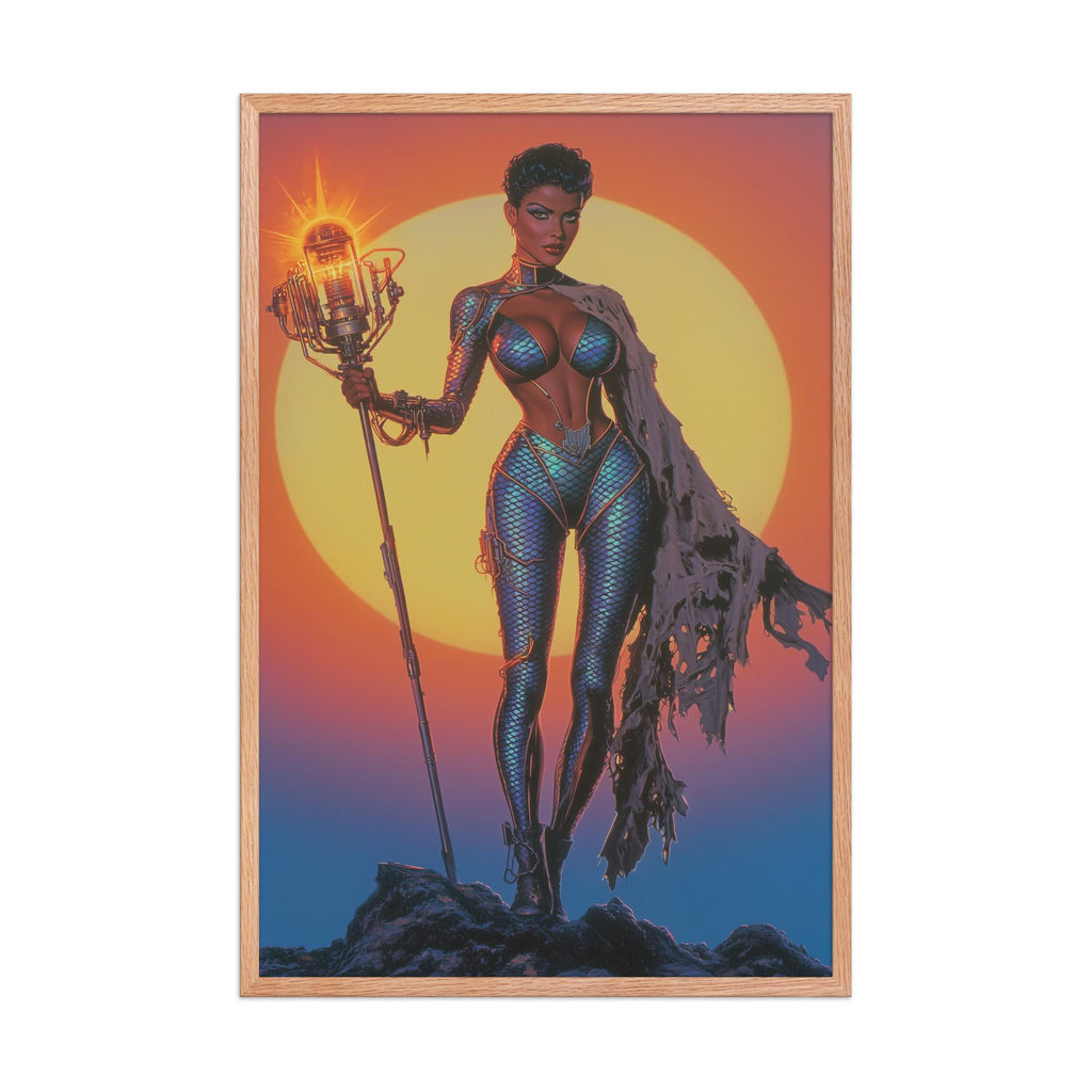 DIGITAL DOWNLOAD The Kinetic Oracle: Retro-Futuristic Technomancer Art | Orbital Archives Series