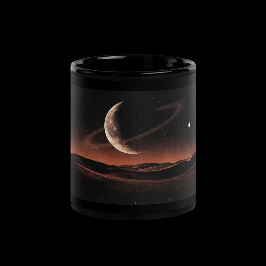 Desolate Horizon // Black Glossy Mug