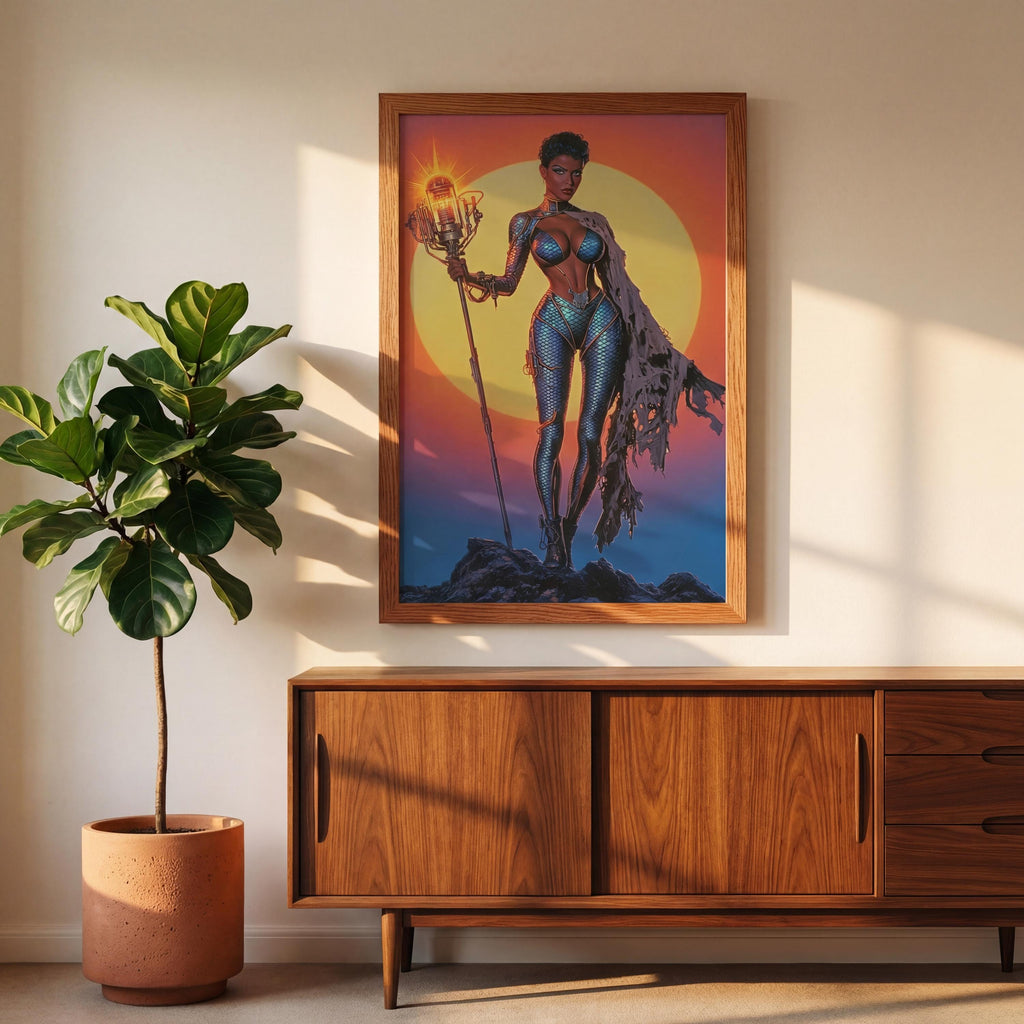 DIGITAL DOWNLOAD The Kinetic Oracle: Retro-Futuristic Technomancer Art | Orbital Archives Series