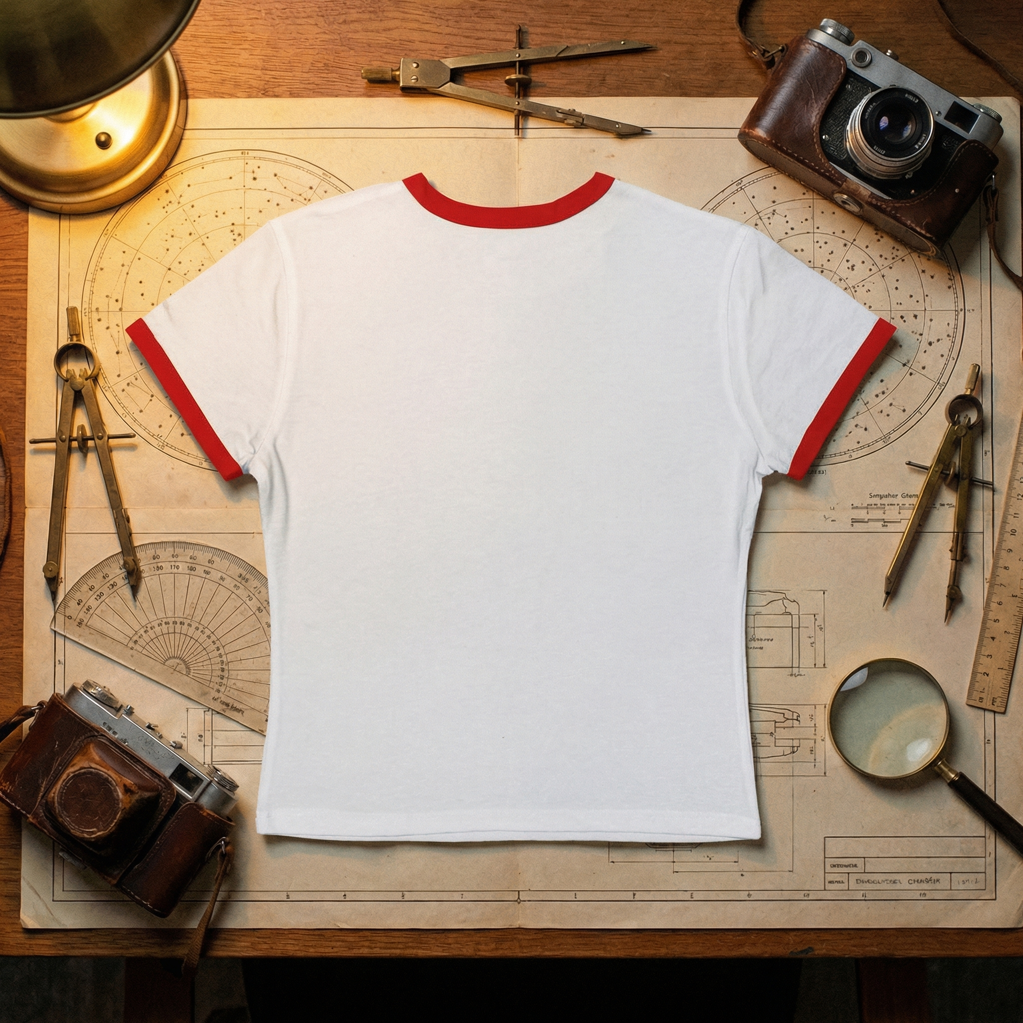 Roswell UFO Retro Flying Saucer Cropped Women's Ringer Tee | Alien Saucer Graphic Tee