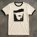 Mt Rainier 1947 UFO Incident Ringer Tee // Kenneth Arnold Flying Saucer Lore Shirt // Vintage Retro PNW Mystery Apparel
