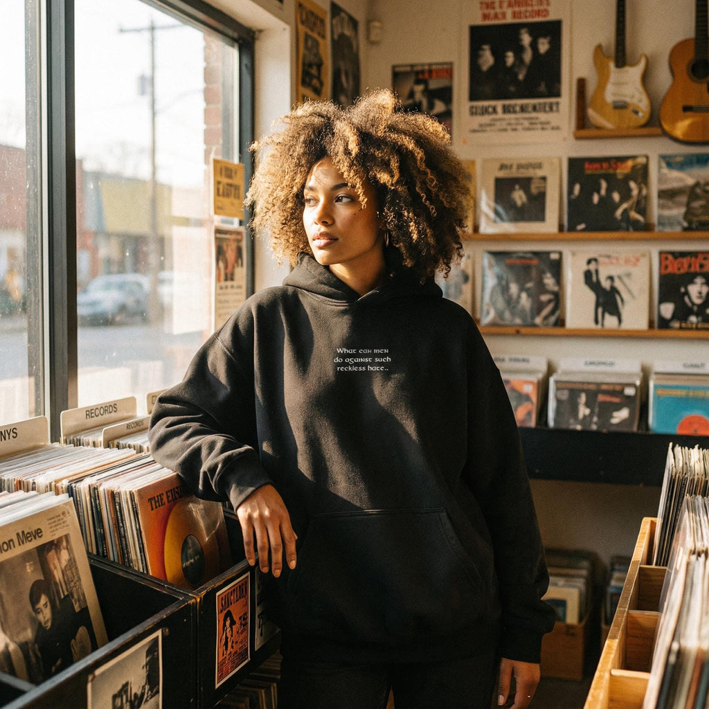 Lord of the Rings King Théoden Hoodie | Sci-fi Dark Fantasy Heavyweight Streetwear | Orbital Archive Oversized Unisex Hoodie