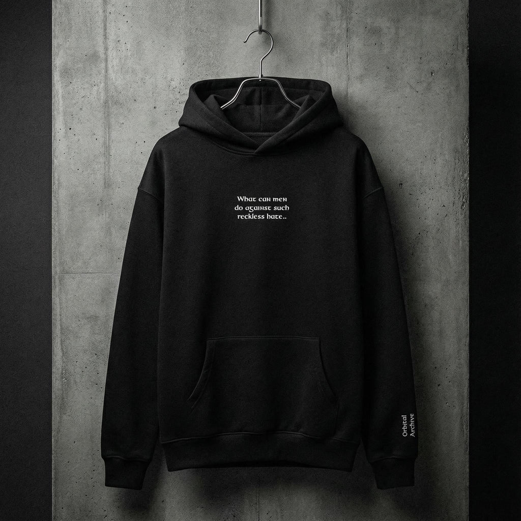 Lord of the Rings King Théoden Hoodie | Sci-fi Dark Fantasy Heavyweight Streetwear | Orbital Archive Oversized Unisex Hoodie