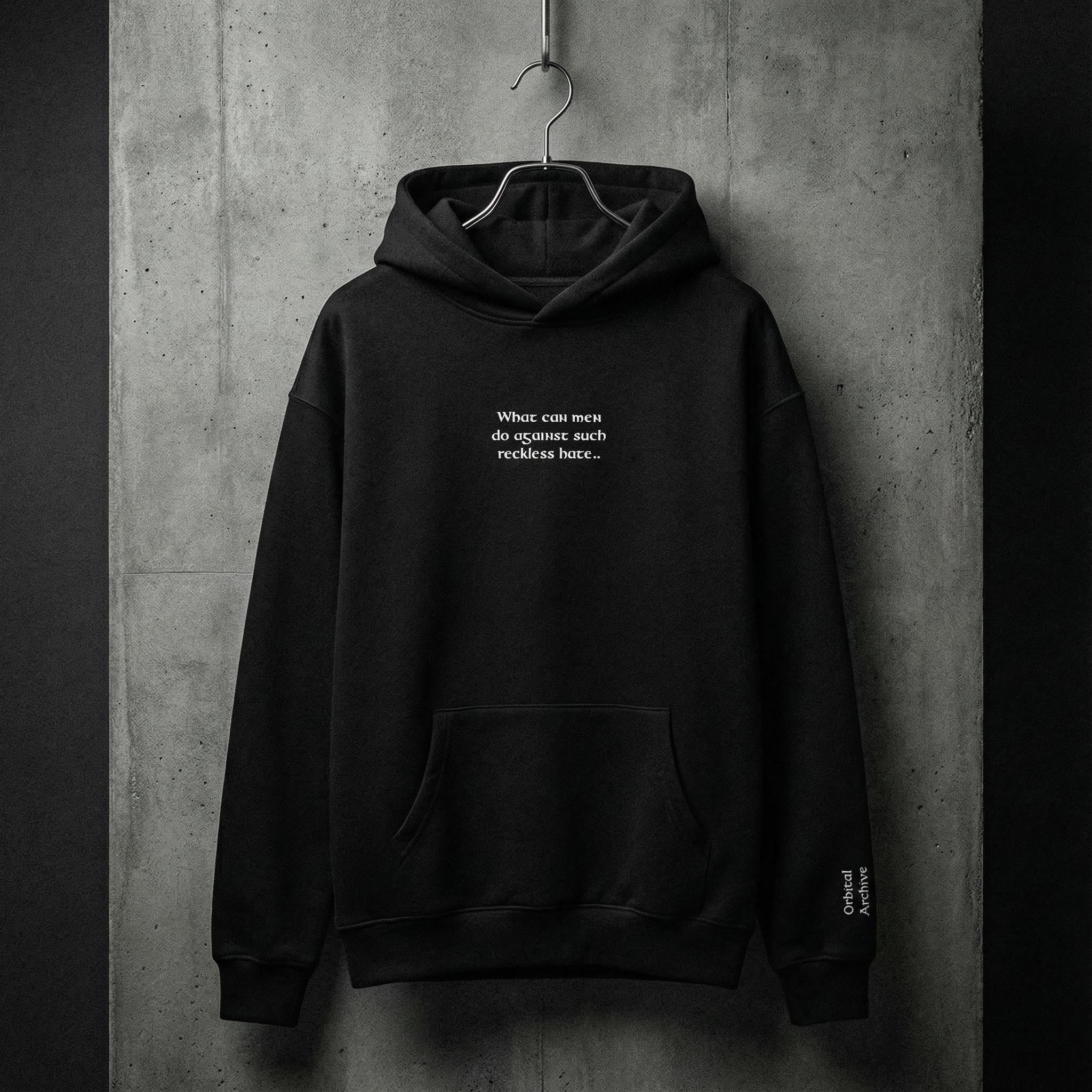 Lord of the Rings King Théoden Hoodie | Sci-fi Dark Fantasy Heavyweight Streetwear | Orbital Archive Oversized Unisex Hoodie