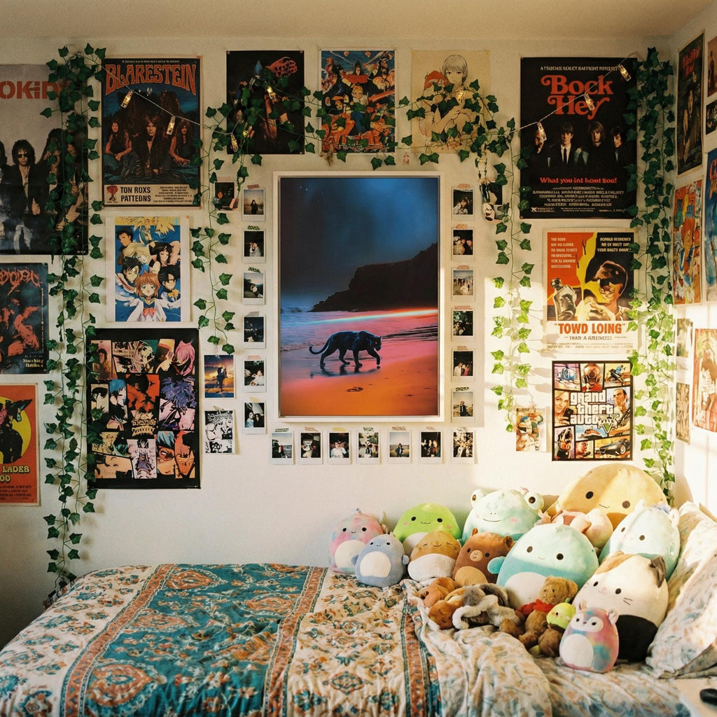 The Sentinel: Black Panther Framed Canvas – Wall Art | Modern Home Decor