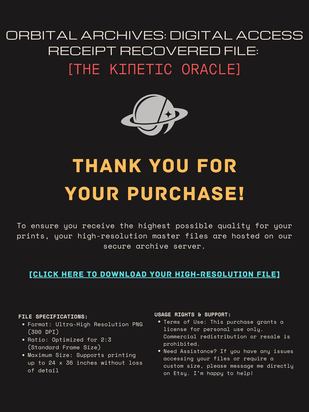 DIGITAL DOWNLOAD The Kinetic Oracle: Retro-Futuristic Technomancer Art | Orbital Archives Series