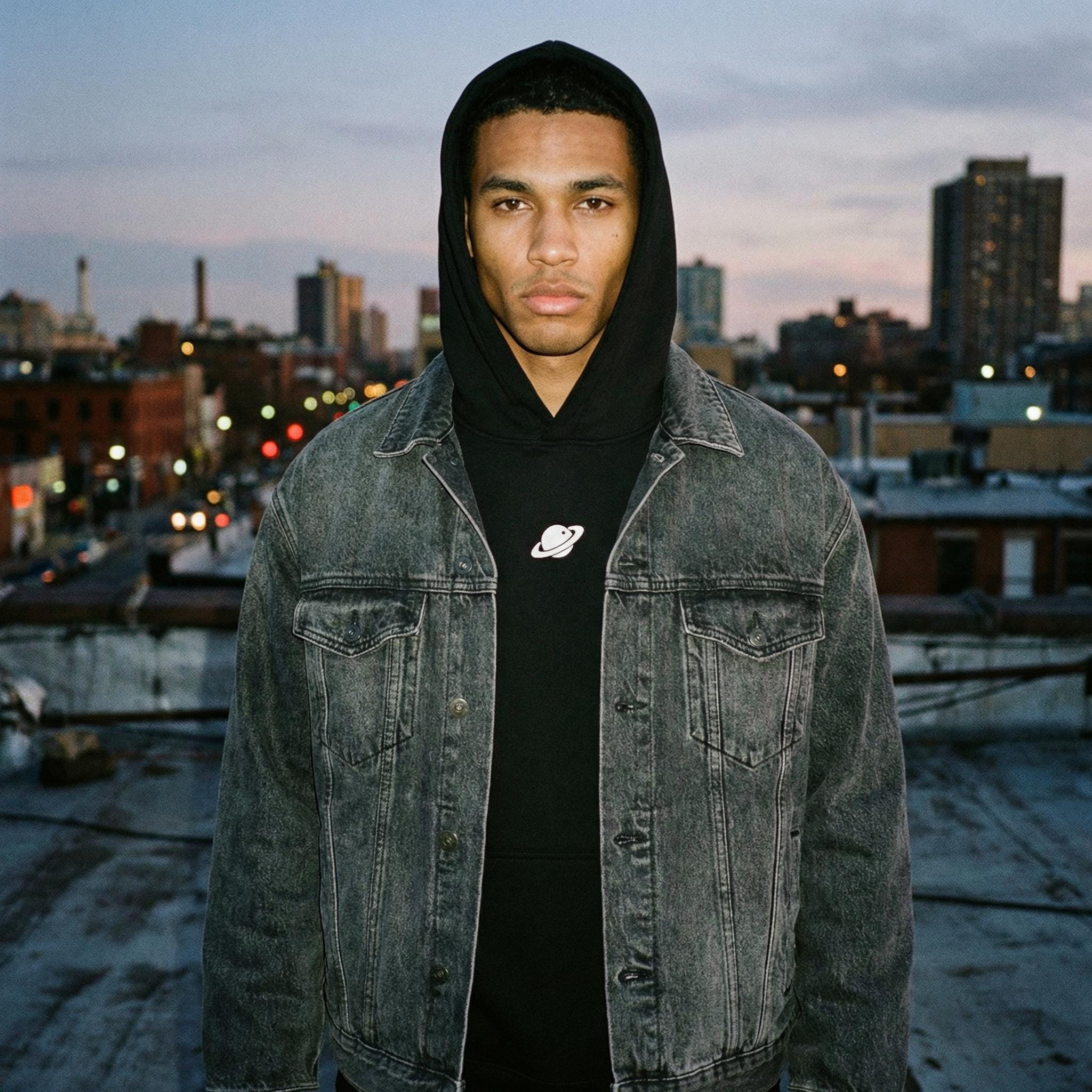 The Sentinel: Oversized Unisex Black Panther Hoodie – Streetwear Fit