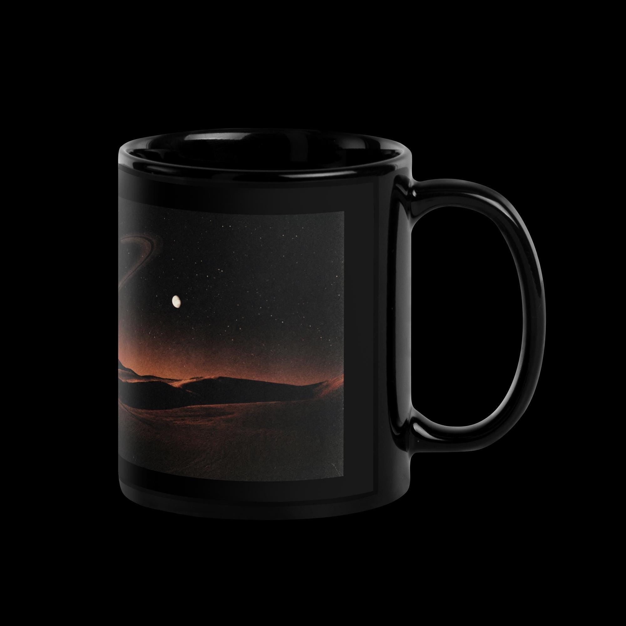 Desolate Horizon // Black Glossy Mug