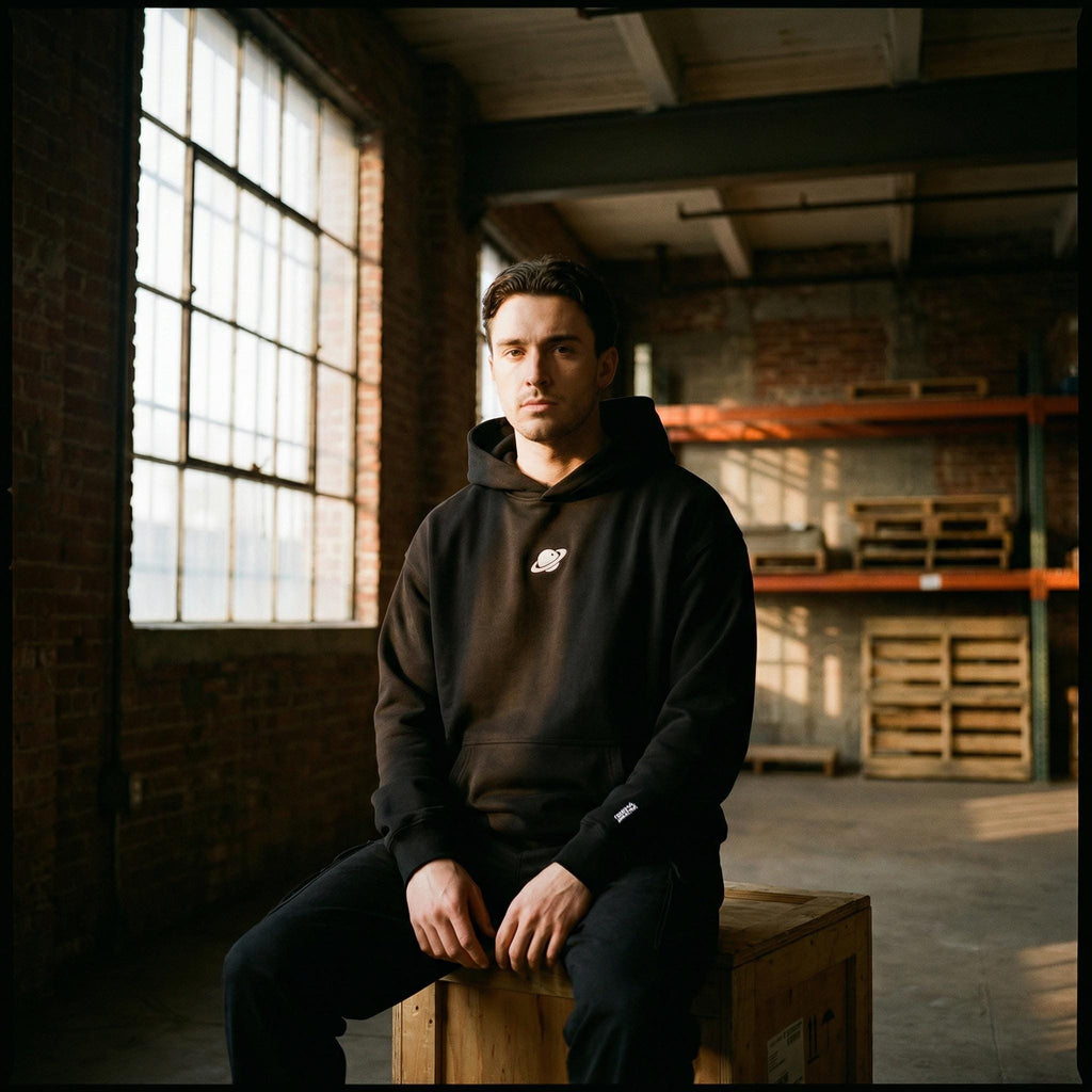 The Sentinel: Oversized Unisex Black Panther Hoodie – Streetwear Fit