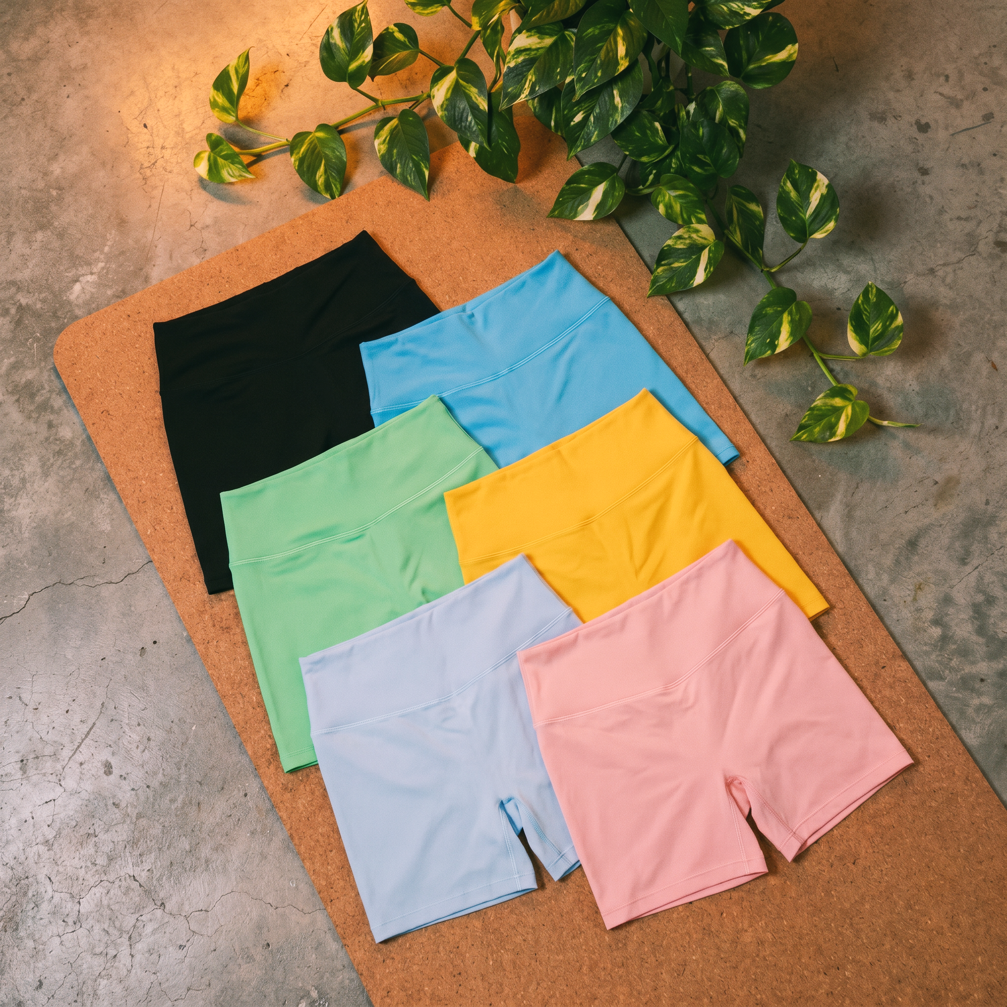 Orbital Archive High-Waisted Blend Biker Shorts - Ruched Gym Shorts
