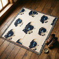 Retro-Futurist Astronaut Woven Throw Blanket – Sci-Fi Space Decor