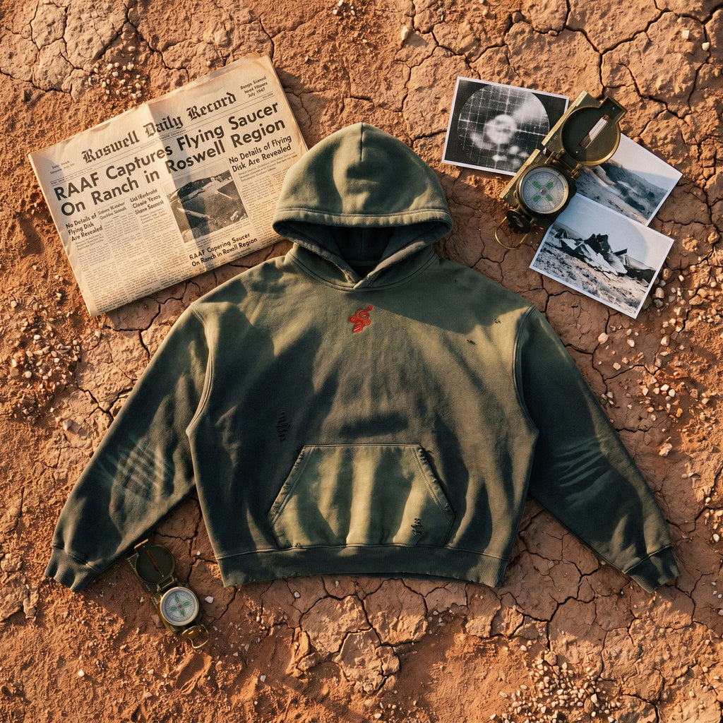 Athleisure,streetwear,roswell,UFO,clothing,Fashion,Retrofuturism,Scifi,sunfaded,apparel