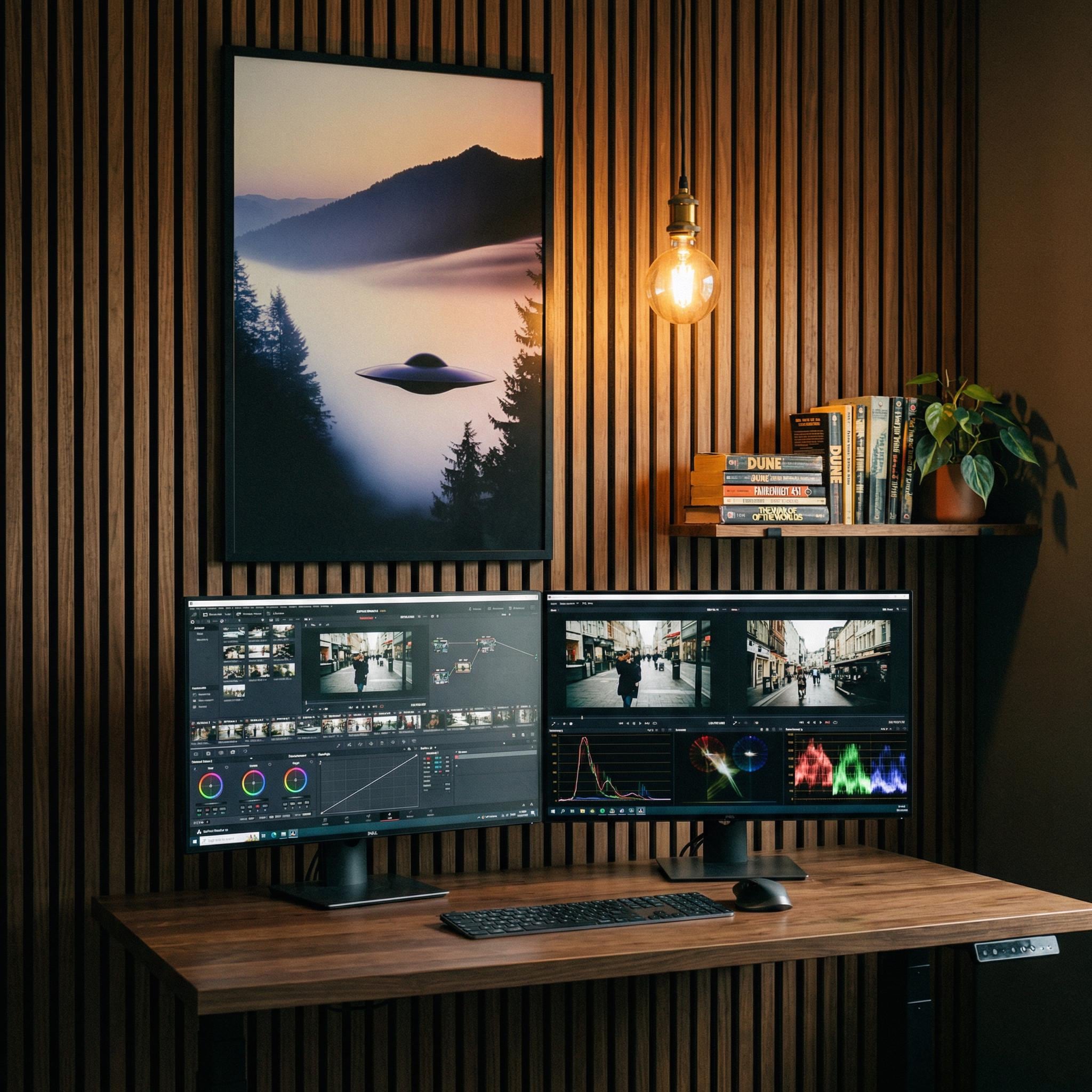 DIGITAL DOWNLOAD: Pacific Northwest UFO Poster – Retro Sci-Fi Film Still