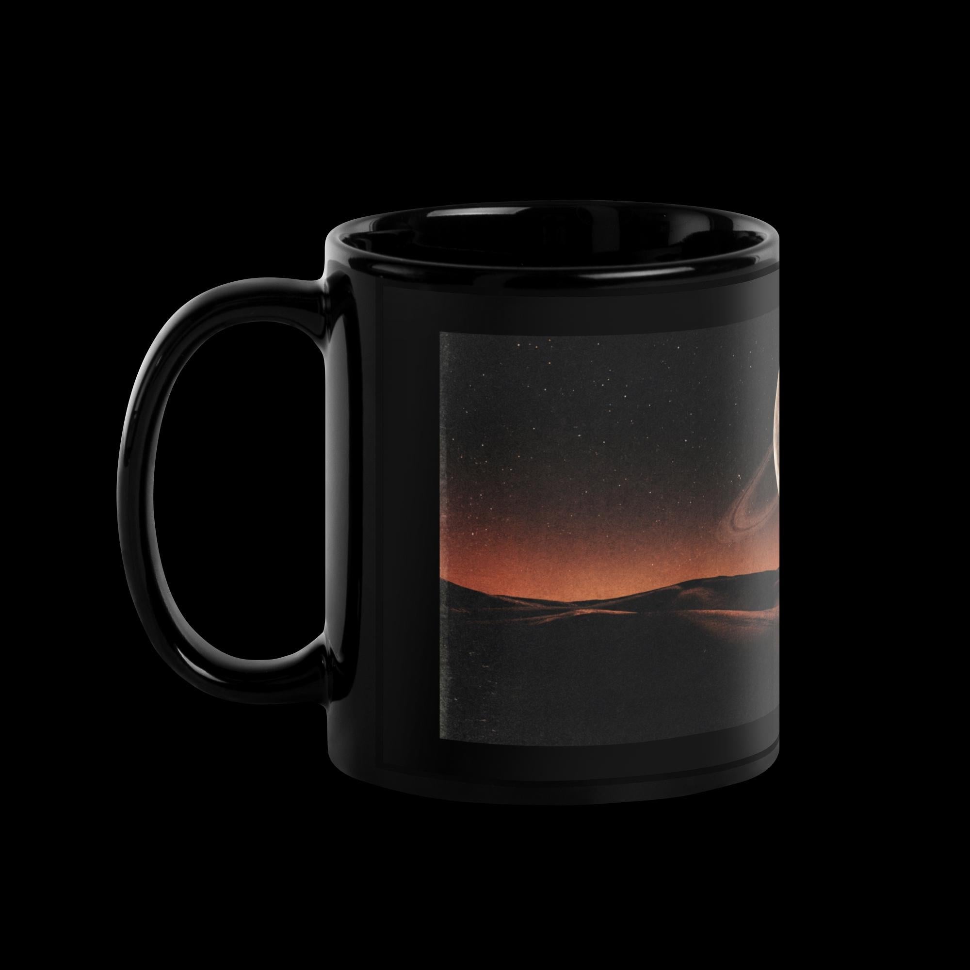 Desolate Horizon // Black Glossy Mug
