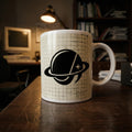 Orbital Archive Branded // White Glossy Mug