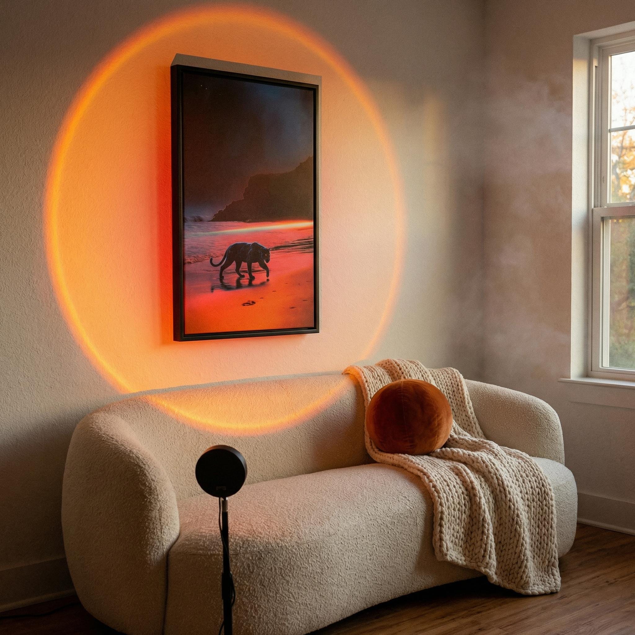 The Sentinel: Black Panther Framed Canvas – Wall Art | Modern Home Decor