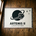 Artemis II Moon Mission Woven Blanket | NASA Lunar Program Throw