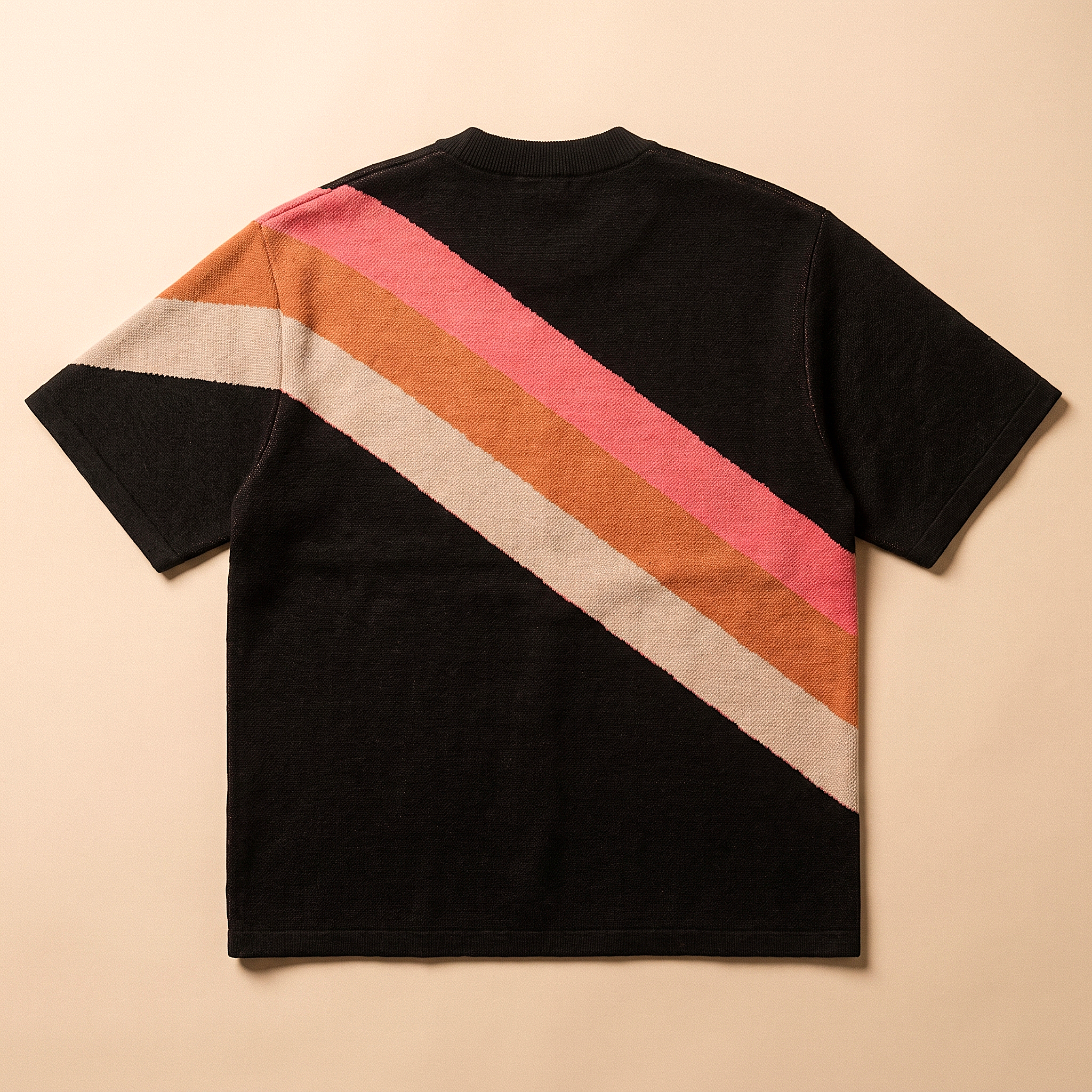 Retro VHS T-Shirt | 80s Synthwave Knit Streetwear | Vintage Tape Cassette Futurism Oversized Unisex Jacquard Tee