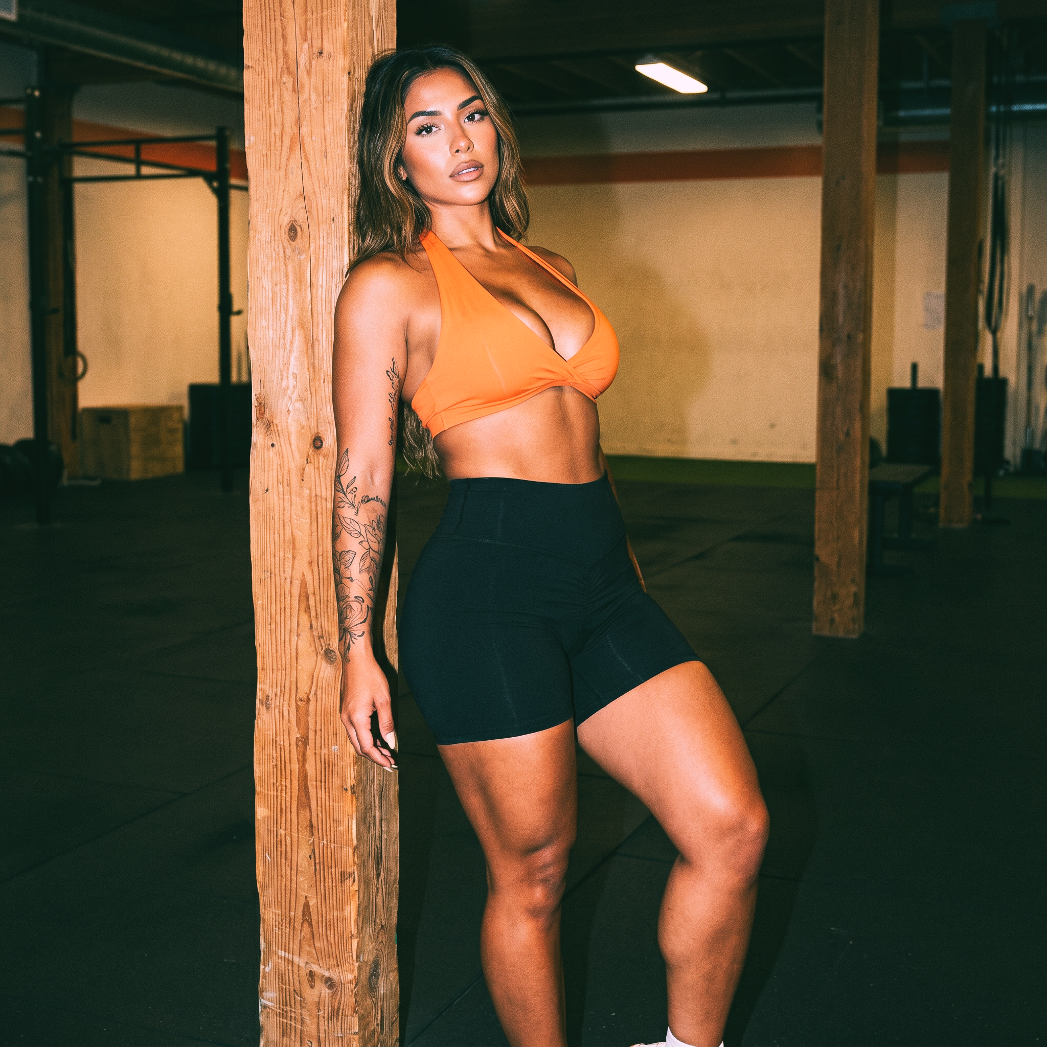 Orbital Archive High-Waisted Blend Biker Shorts - Ruched Gym Shorts