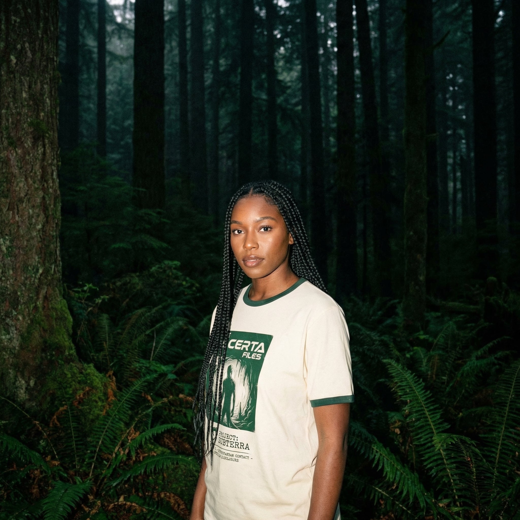 Lacerta Files: Project Subterra Reptilian Disclosure Unisex Ringer Tee | Orbital Archive