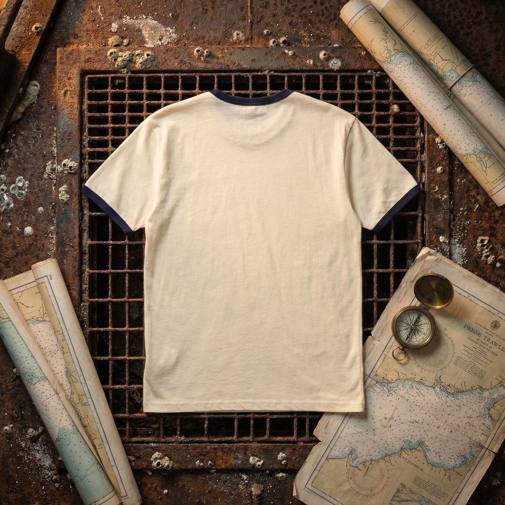 Project Aquarius Retro Sci-Fi Ringer T-Shirt - Submerged Secrets Vintage Unisex Tee