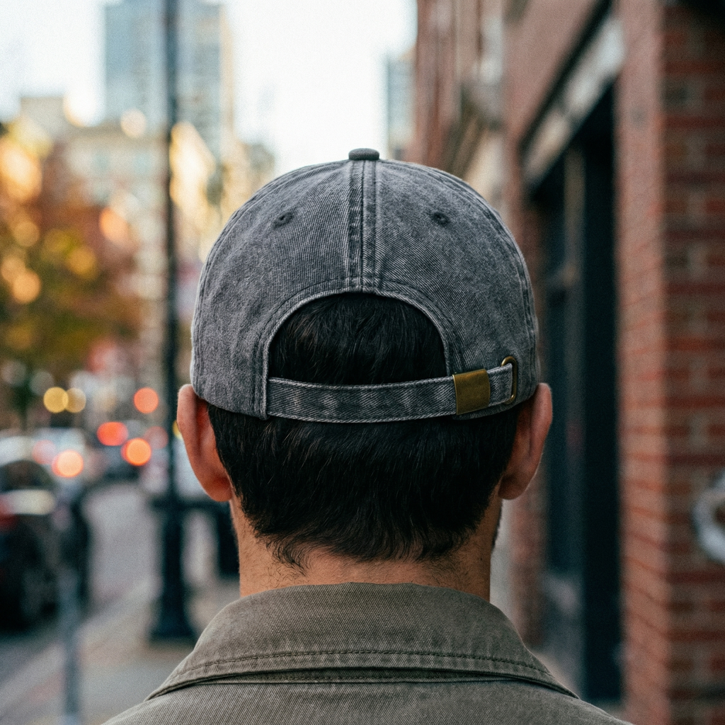 Orbital Archive Globe with Meridians Vintage Dad Hat - Distressed Cotton Twill Cap