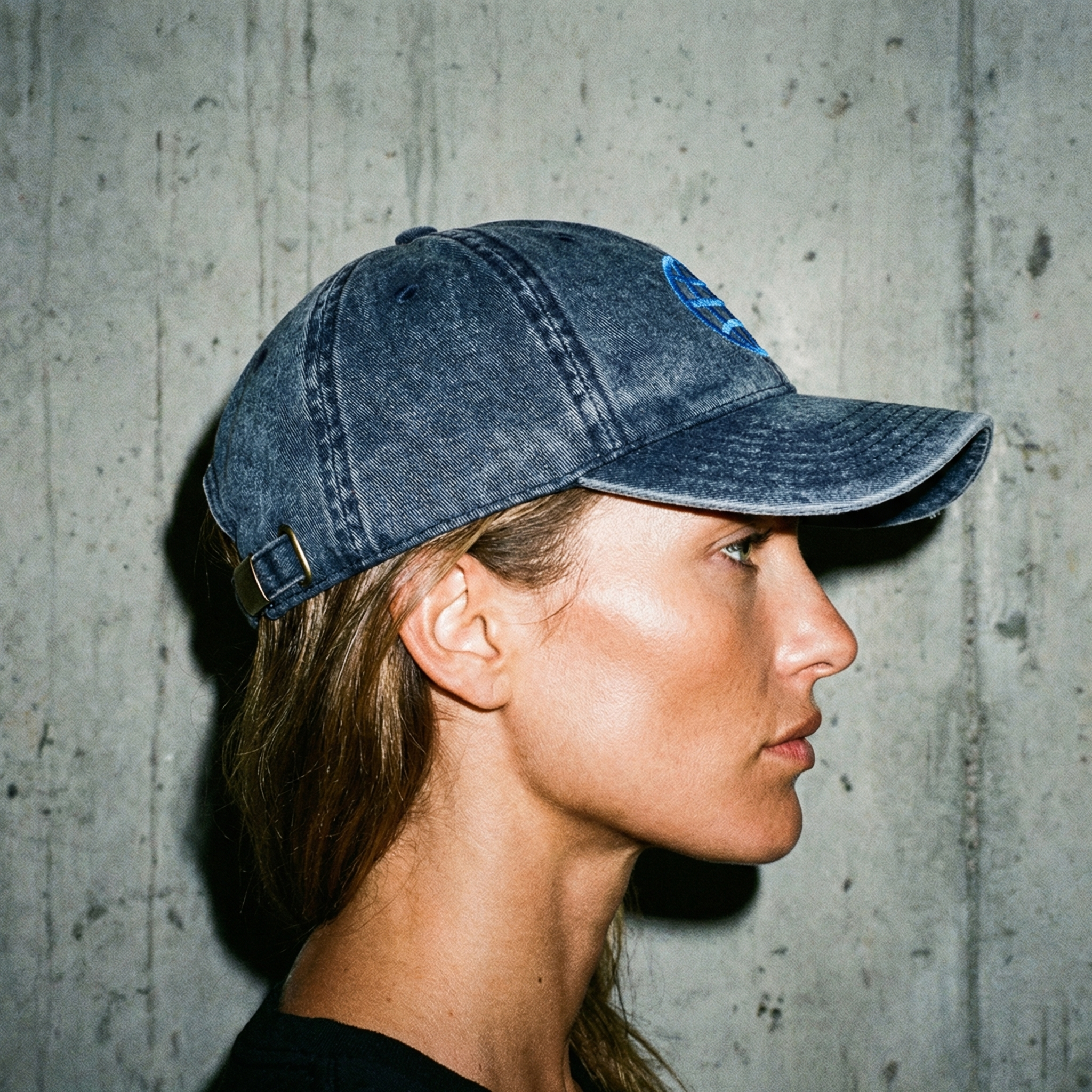 Orbital Archive Globe with Meridians Vintage Dad Hat - Distressed Cotton Twill Cap