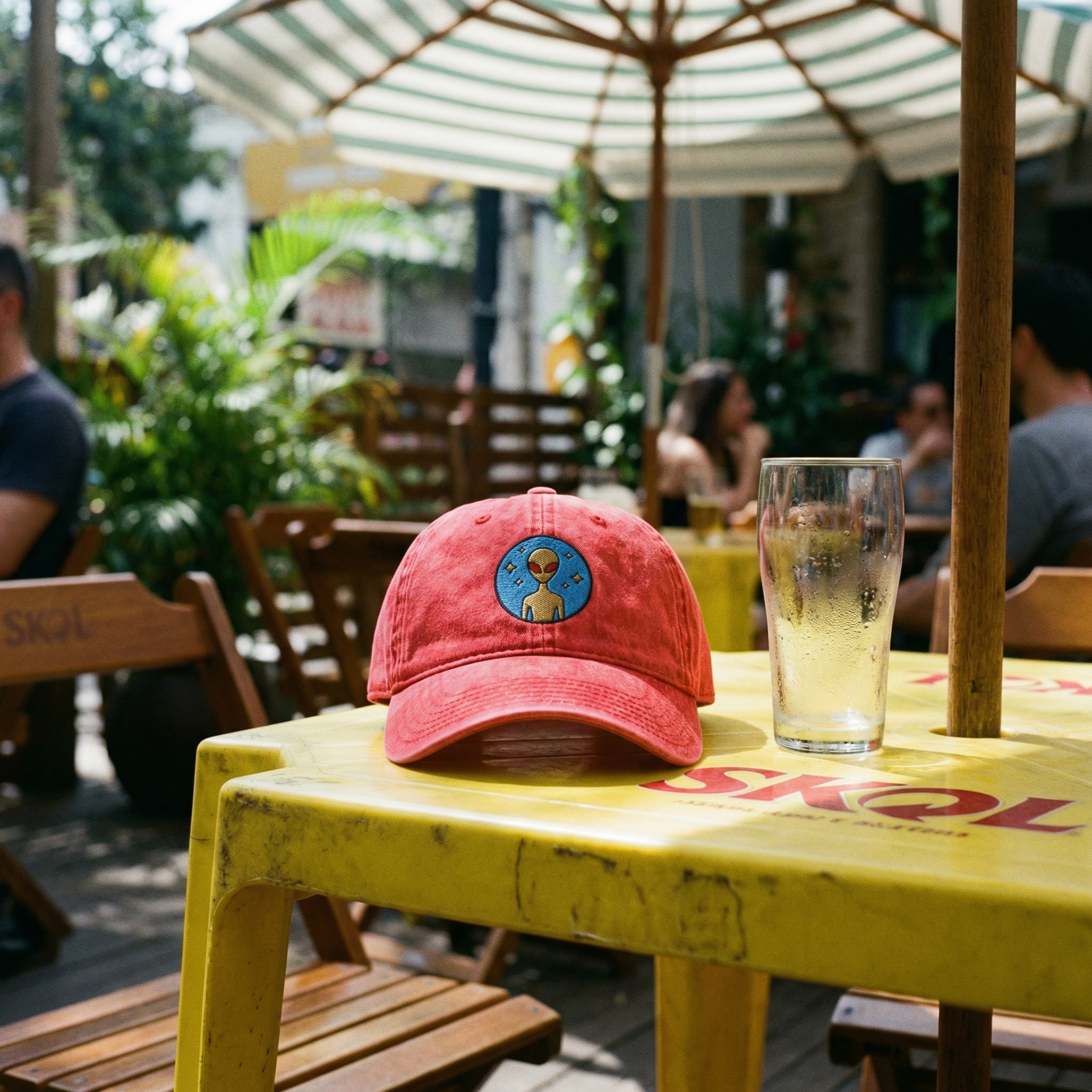 Varginha Incident Alien Embroidered Vintage Cotton Twill Cap