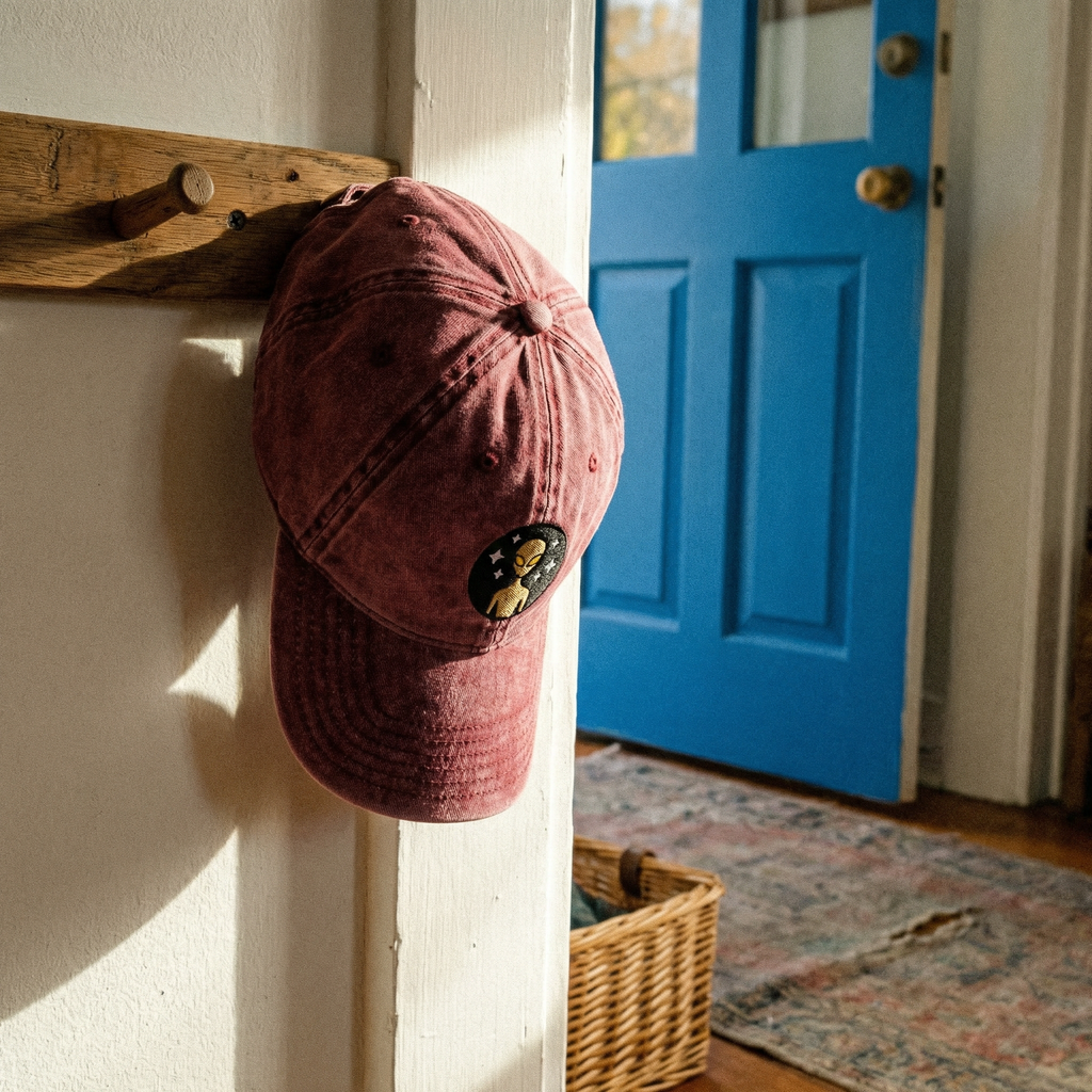 Varginha Incident Alien Embroidered Vintage Cotton Twill Cap