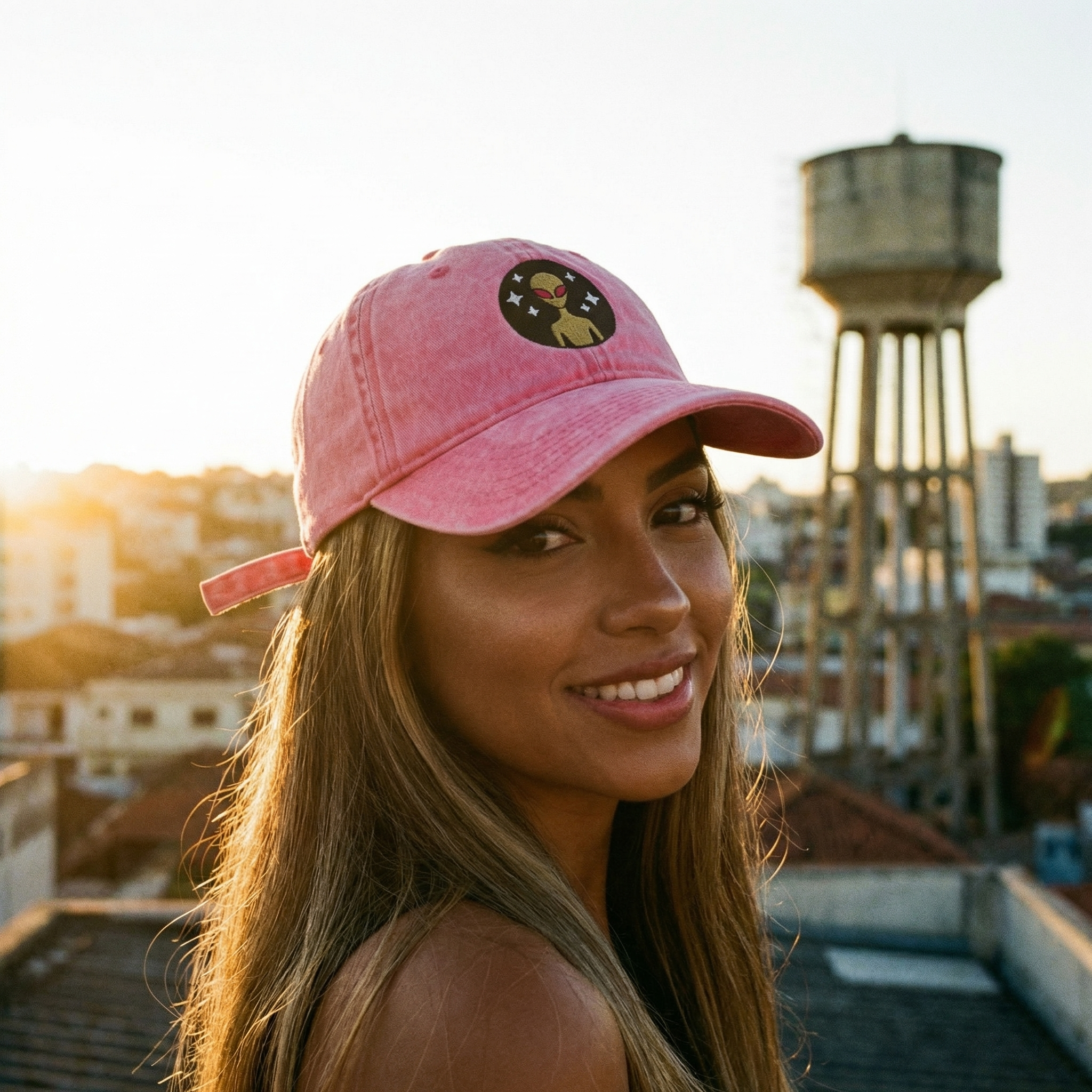 Varginha Incident Alien Embroidered Vintage Cotton Twill Cap