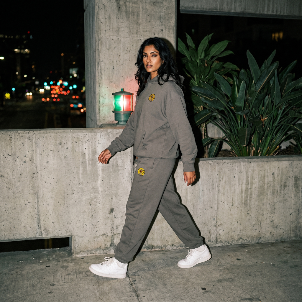 Varginha UFO Alien Embroidered Oversized Heavyweight Hoodie