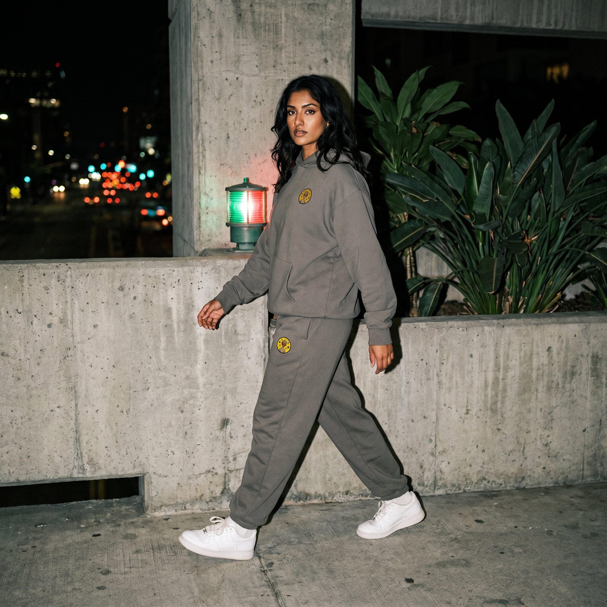 Varginha UFO Alien Embroidered Oversized Heavyweight Hoodie