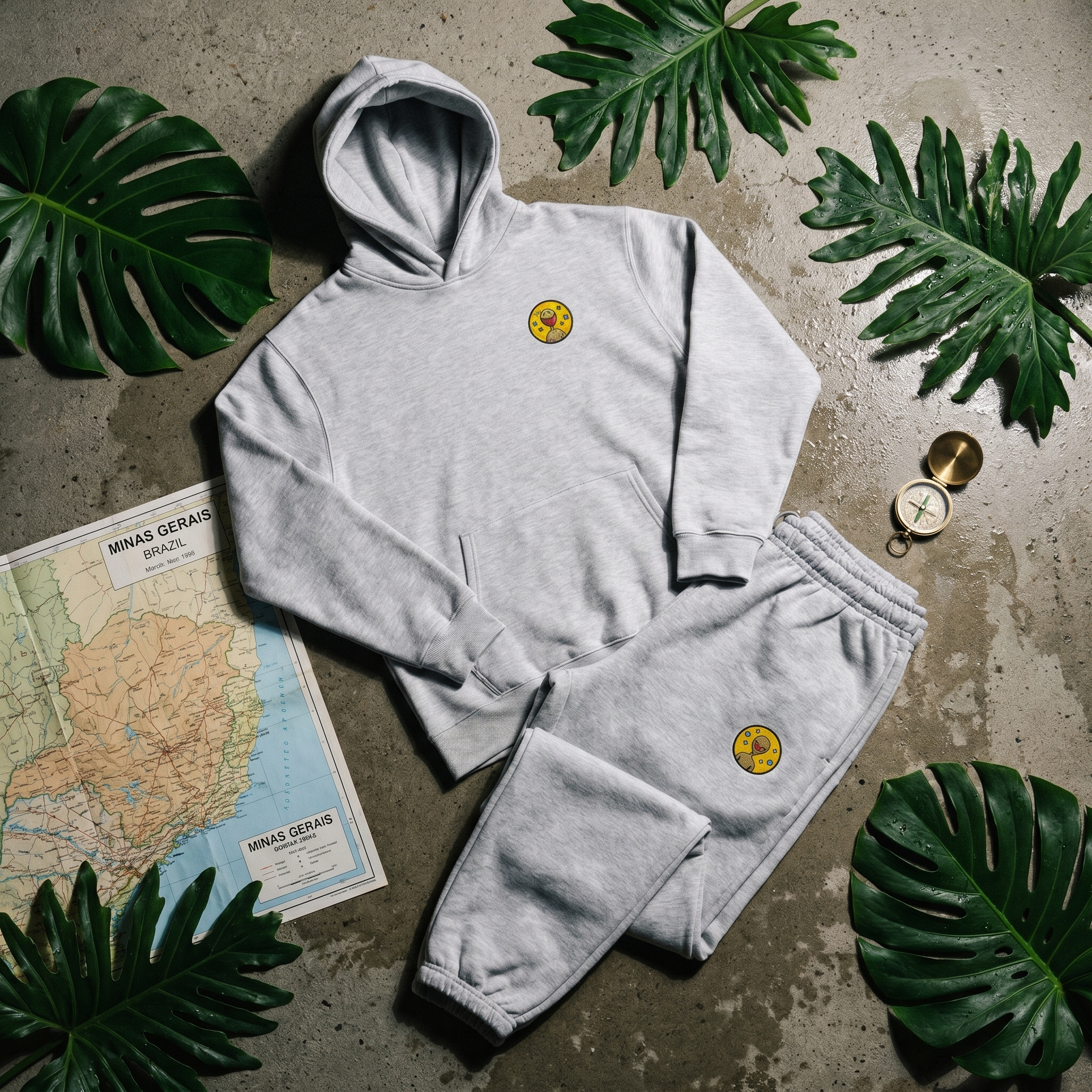 Varginha UFO Alien Embroidered Oversized Heavyweight Hoodie