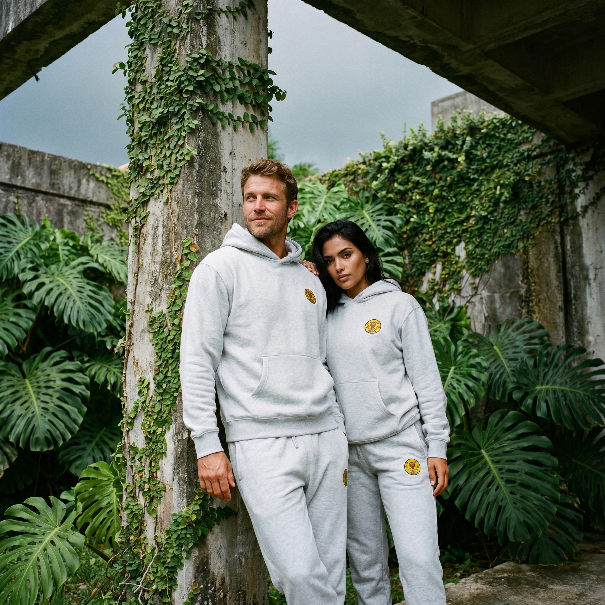 Varginha UFO Alien Embroidered Relaxed Heavyweight Sweatpants