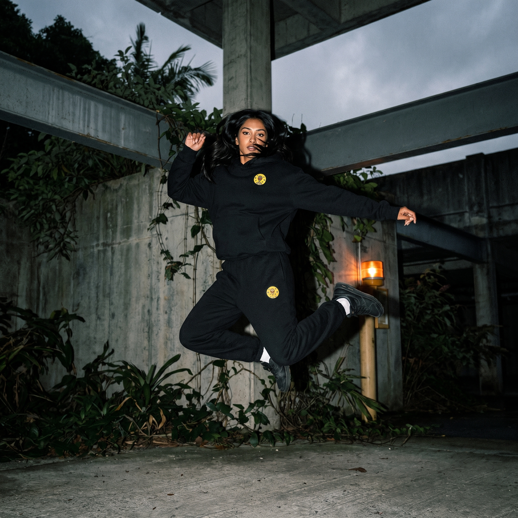 Varginha UFO Alien Embroidered Relaxed Heavyweight Sweatpants