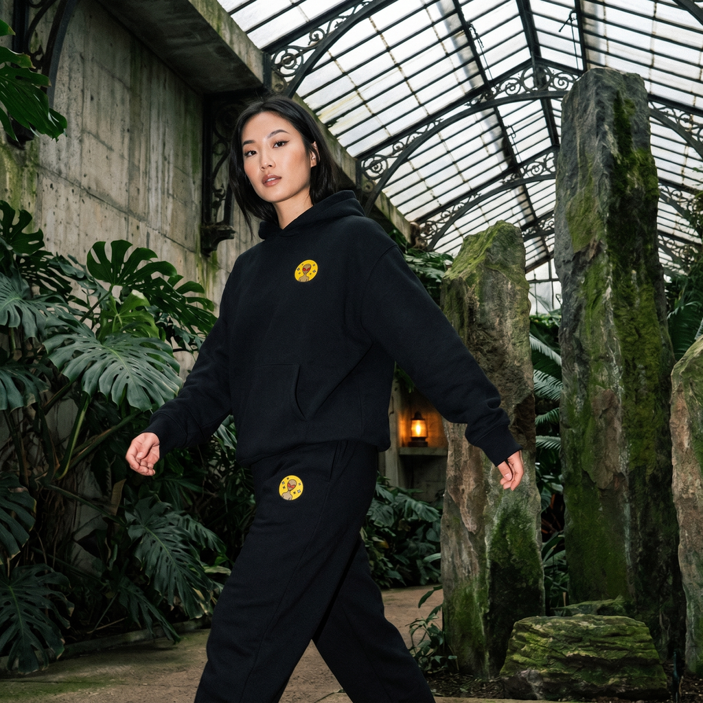Varginha UFO Alien Embroidered Relaxed Heavyweight Sweatpants