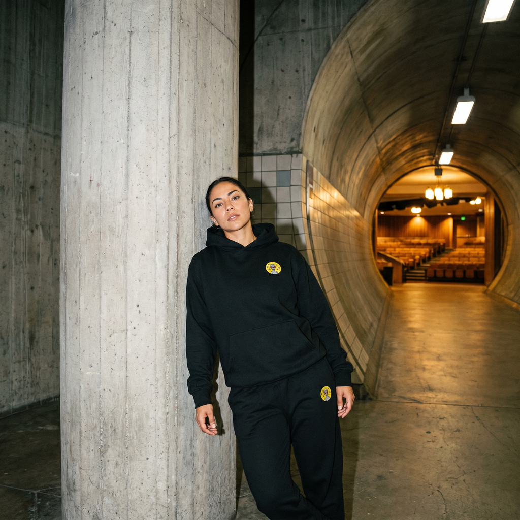 Varginha UFO Alien Embroidered Relaxed Heavyweight Sweatpants