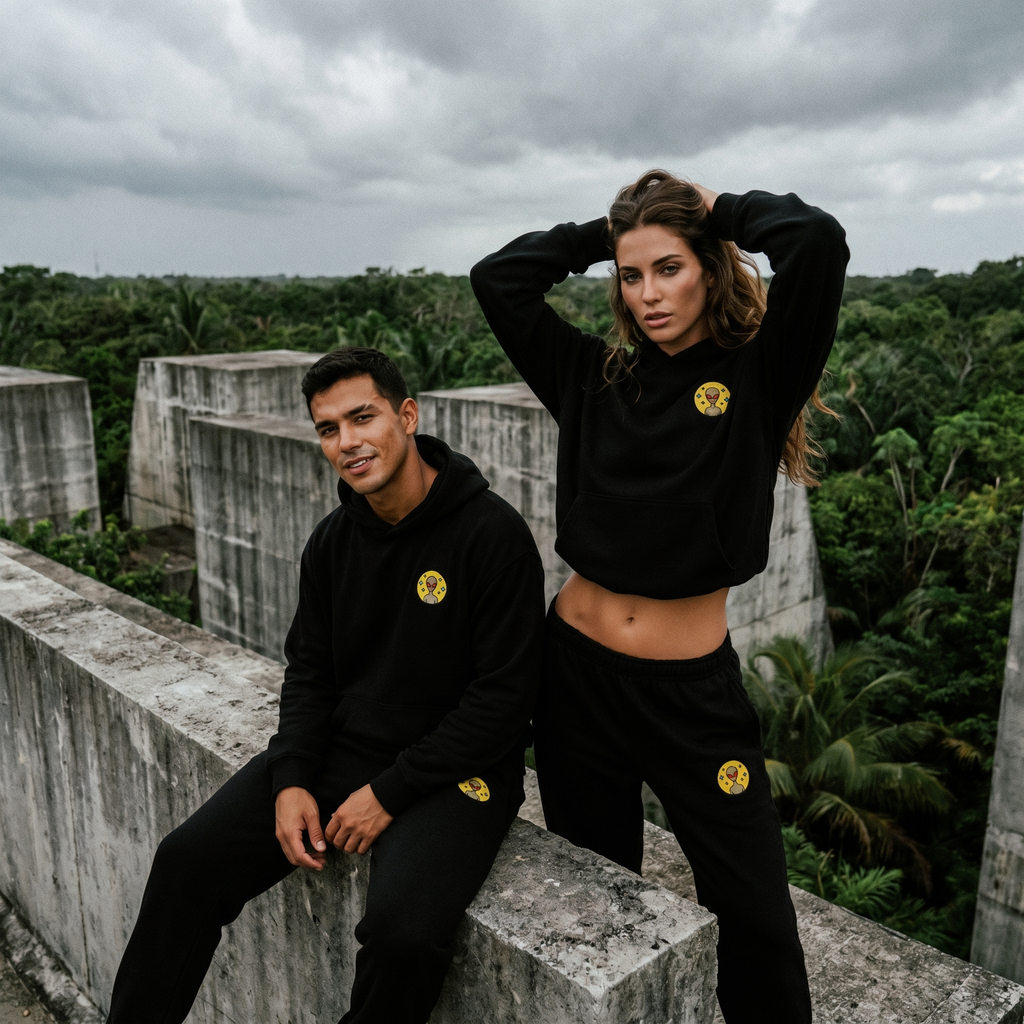 Varginha UFO Alien Embroidered Relaxed Heavyweight Sweatpants