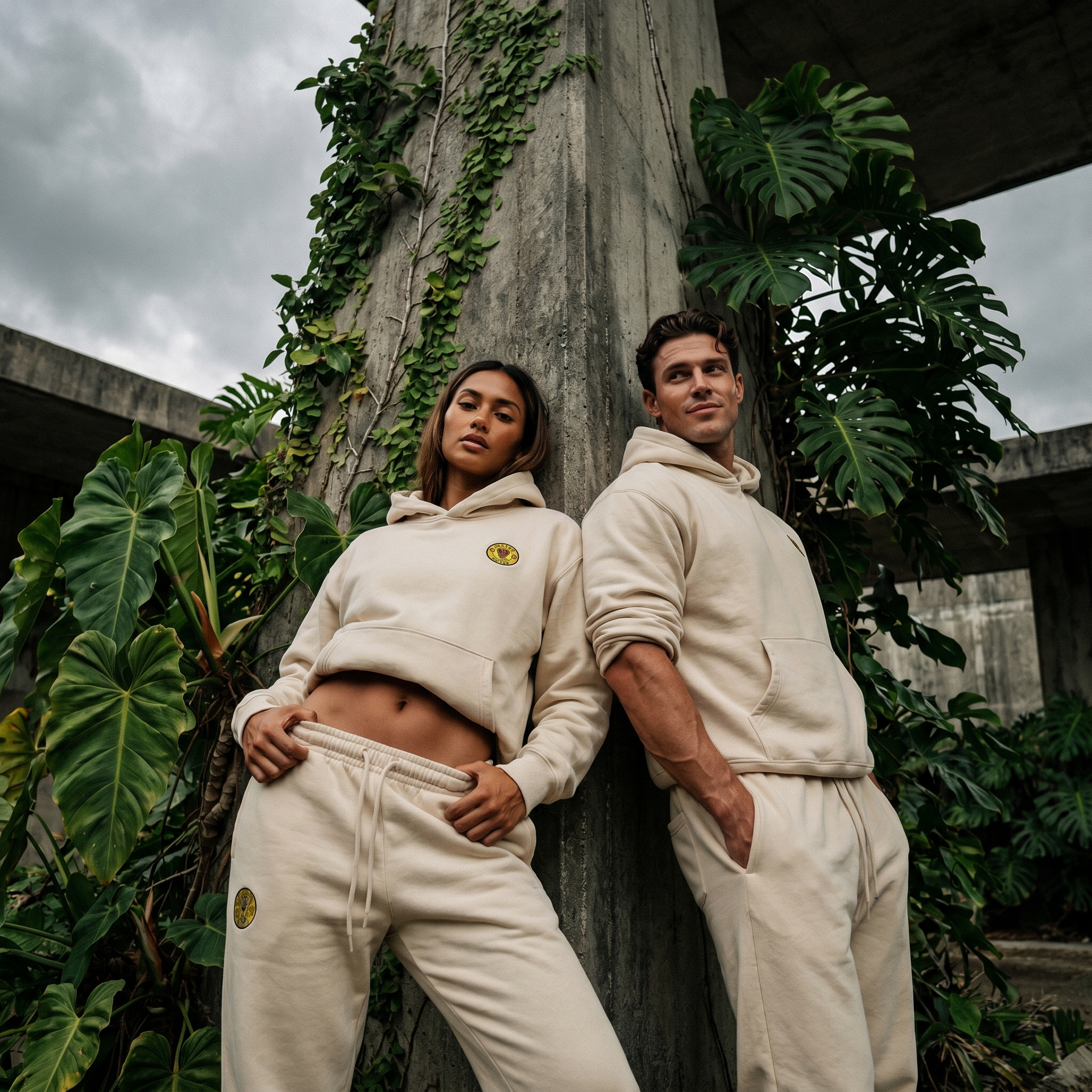 Varginha UFO Alien Embroidered Relaxed Heavyweight Sweatpants