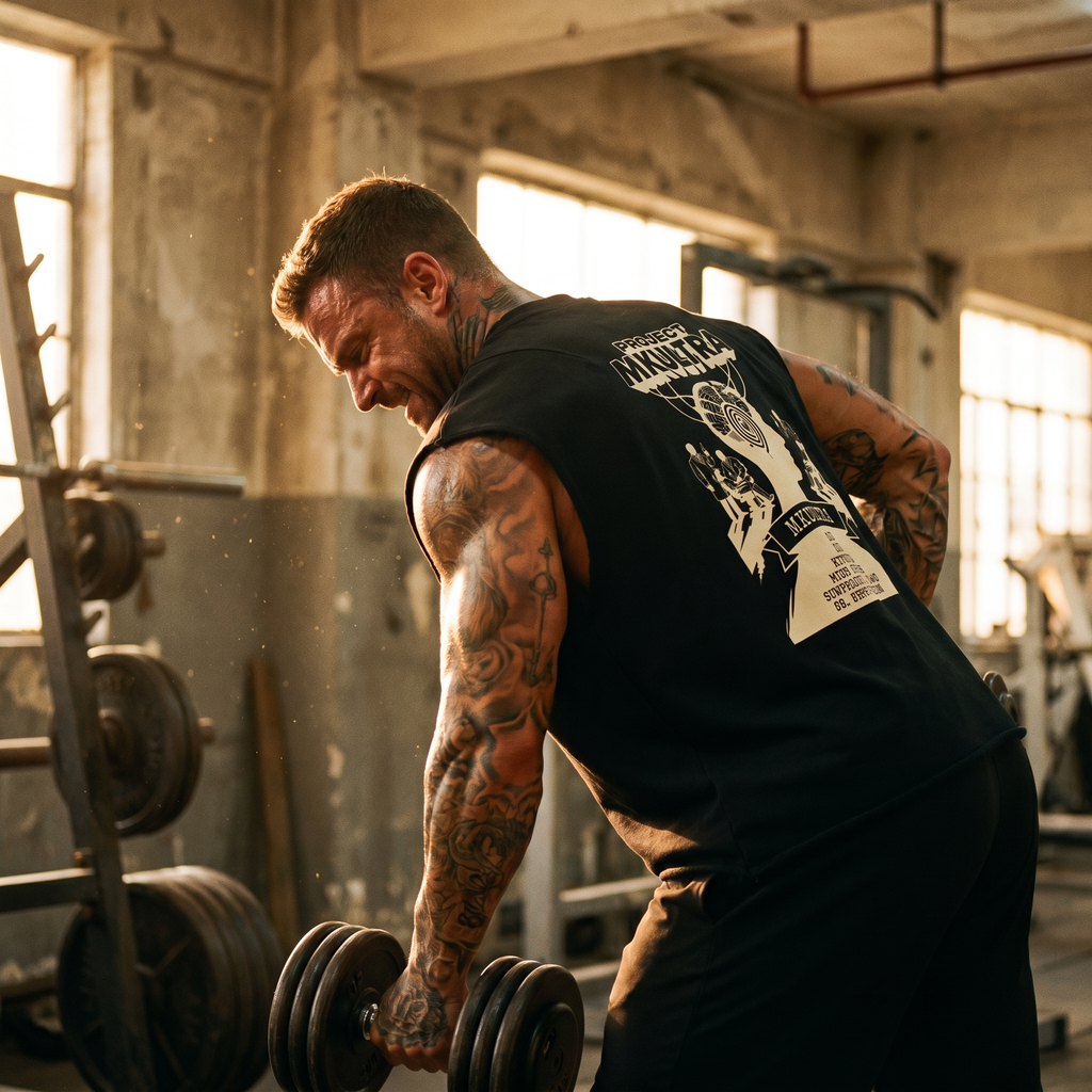 MKUltra CIA Conspiracy Tank Top | Raw Edge French Terry Boxy Muscle Tee, Sci-fi Streetwear