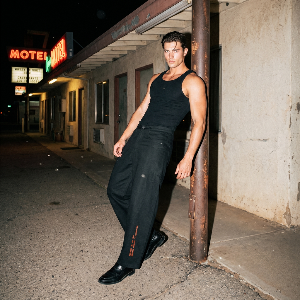 Roswell UFO Crash Classified Men's Barrel Leg Pants //