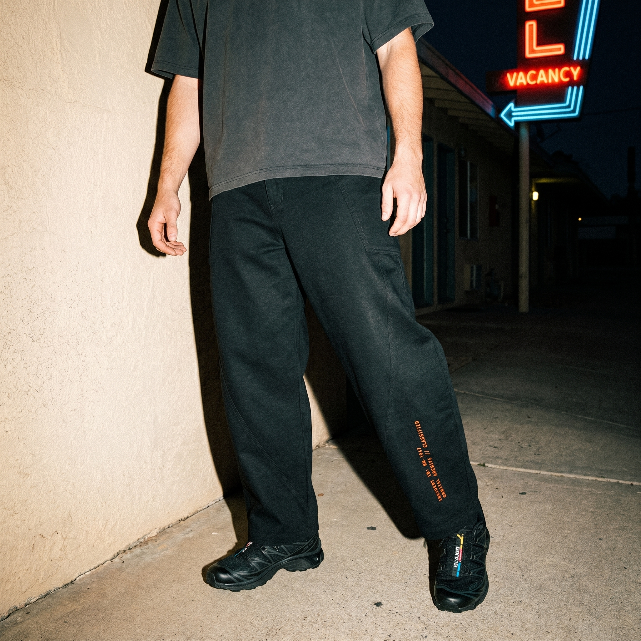 Roswell UFO Crash Classified Men's Barrel Leg Pants //