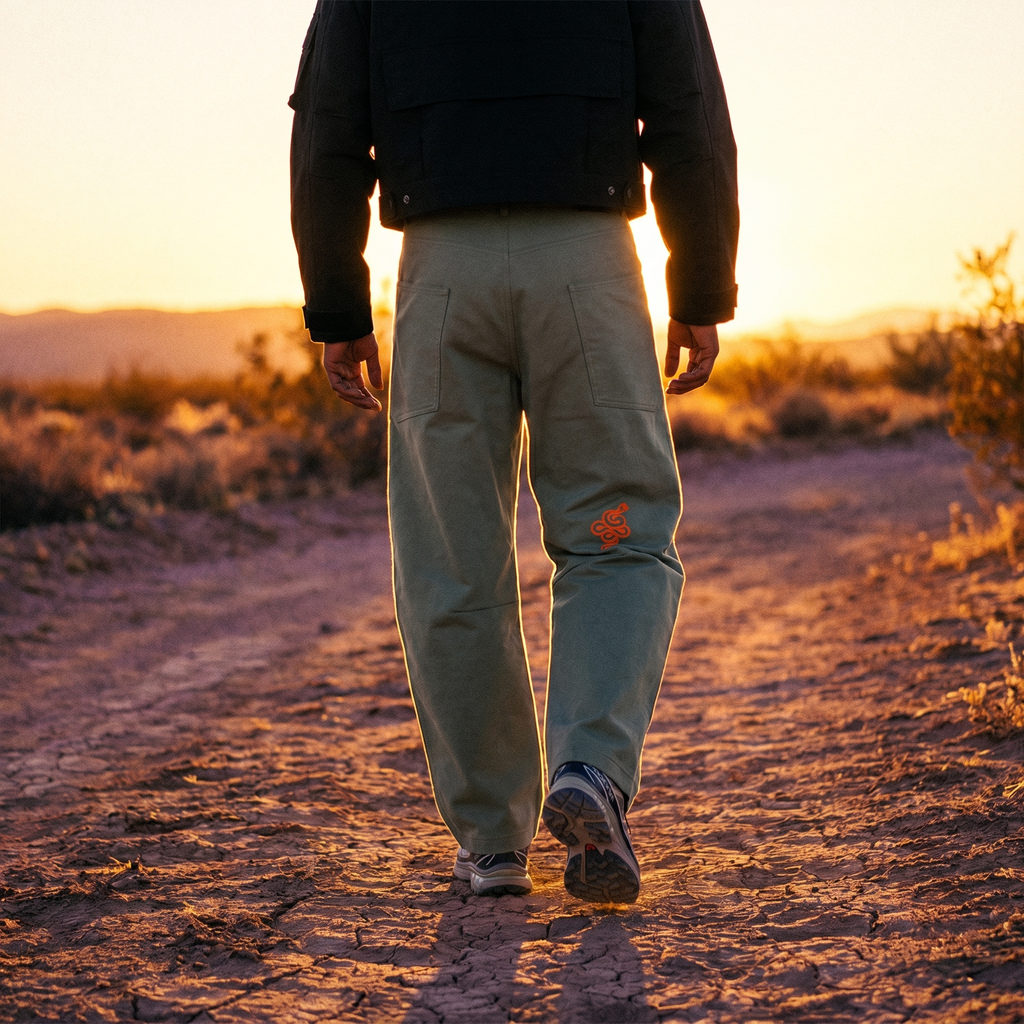 Roswell UFO Crash Classified Men's Barrel Leg Pants //