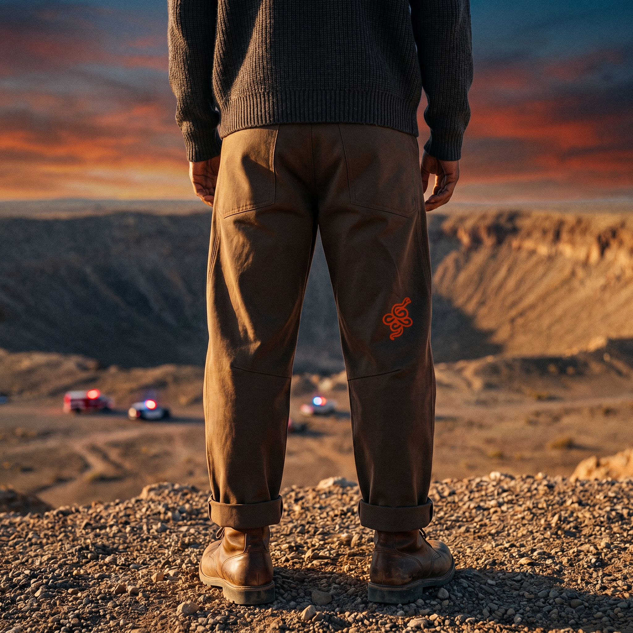 Roswell UFO Crash Classified Men's Barrel Leg Pants //