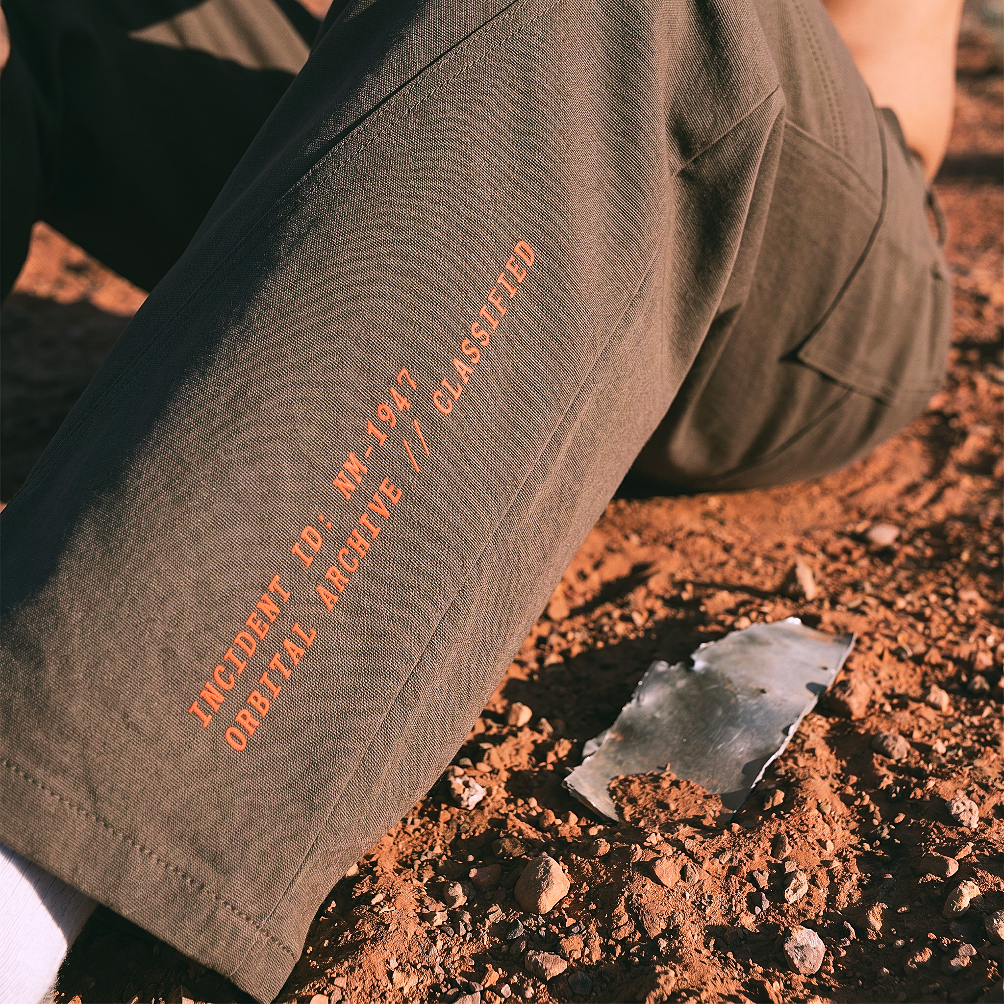 Roswell UFO Crash Classified Men's Barrel Leg Pants //