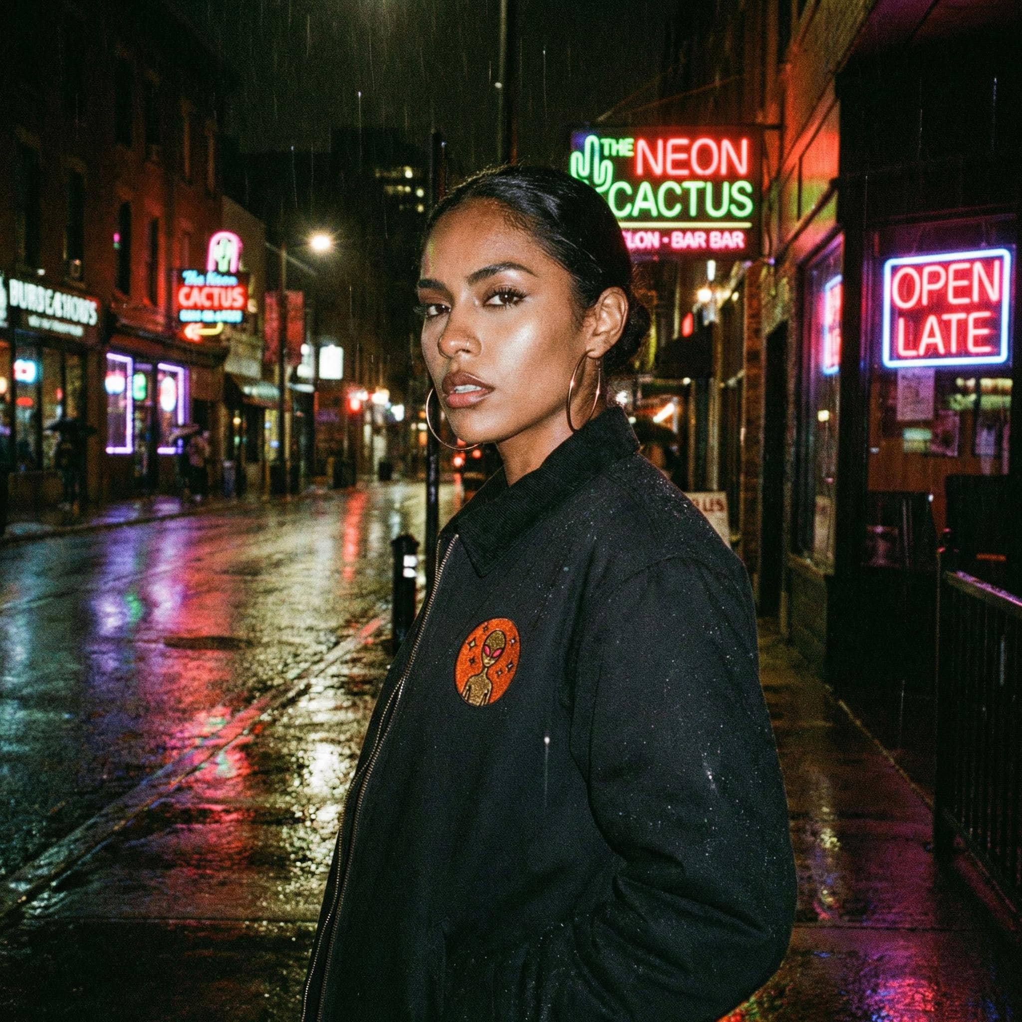 Varginha Incident Alien Embroidered Jacket | Duck Cloth Work Jacket