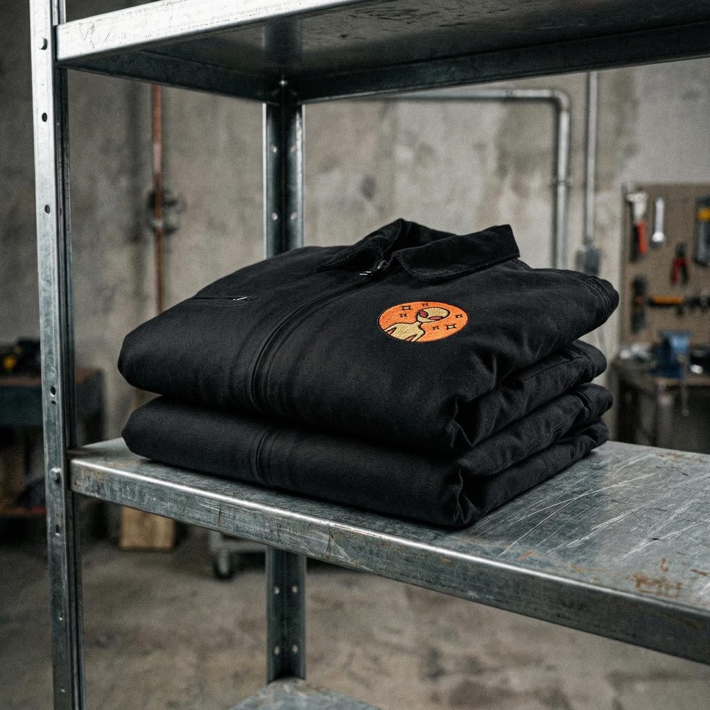 Varginha Incident Alien Embroidered Jacket | Duck Cloth Work Jacket