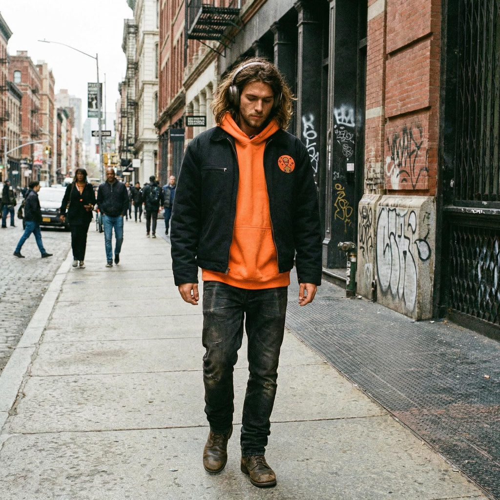 Varginha Incident Alien Embroidered Jacket | Duck Cloth Work Jacket